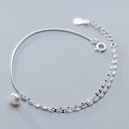 Pearl Pendant Bracelet