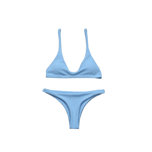 Conjunto de bikini con estructura triangular 