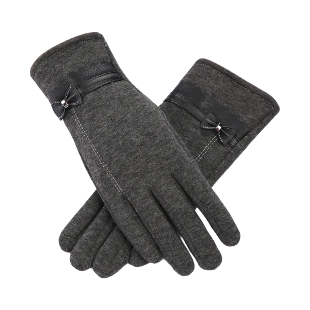 Gants avec détail de nœud 