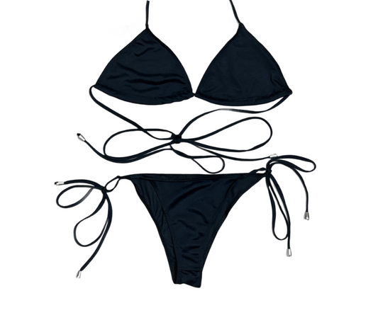 Conjunto de bikini transpirable sin líneas de bronceado