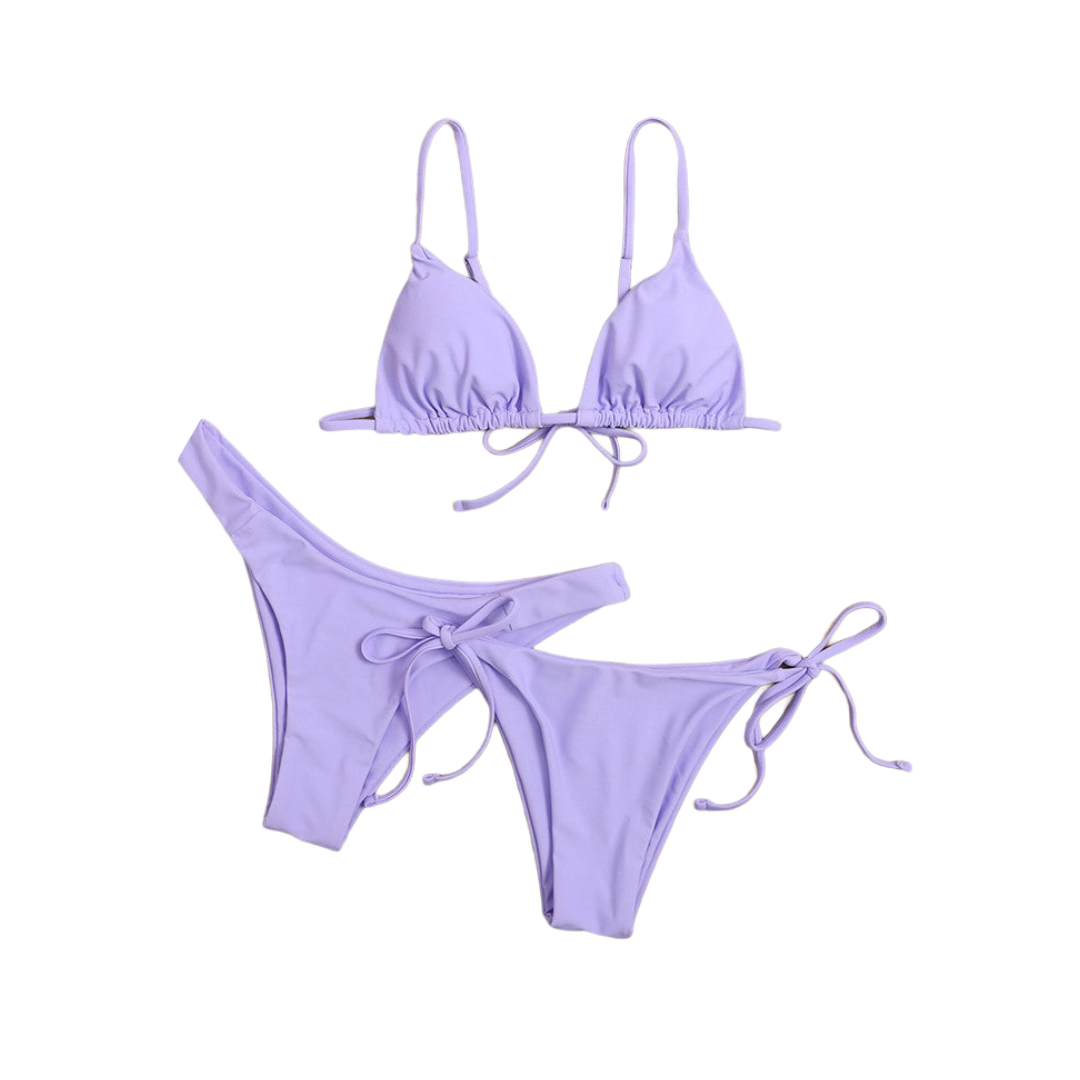 Conjunto de bikini de tres piezas