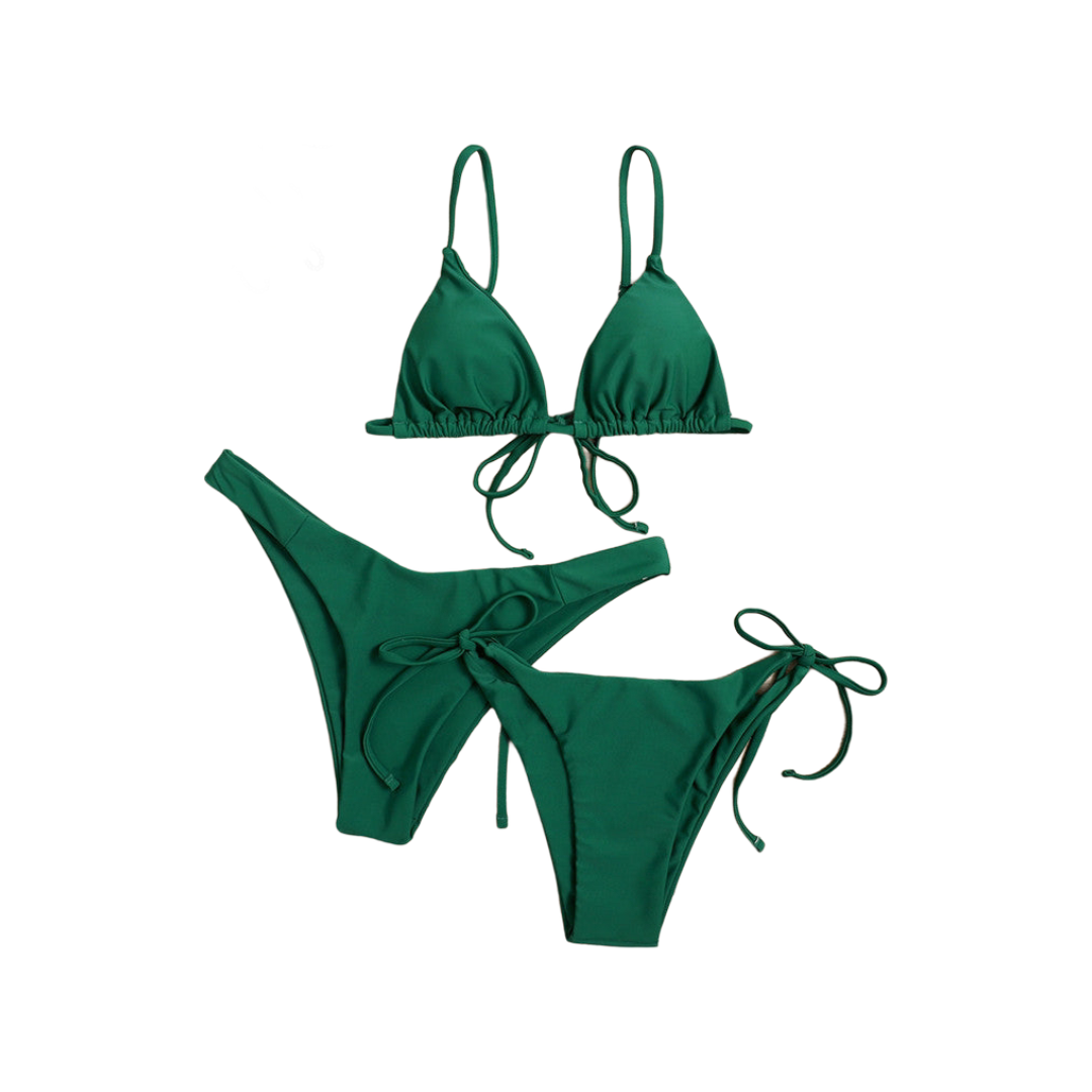 Conjunto de bikini de tres piezas