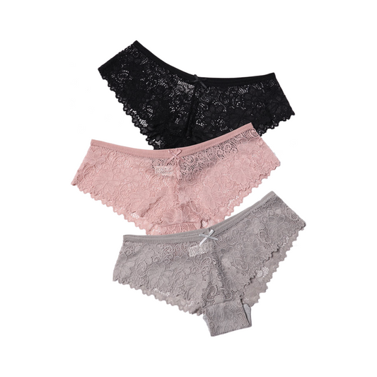 3 Pcs Lace Panties