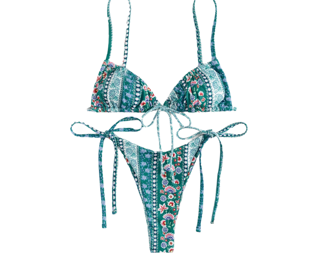 Conjunto de bikini con estampado bonito